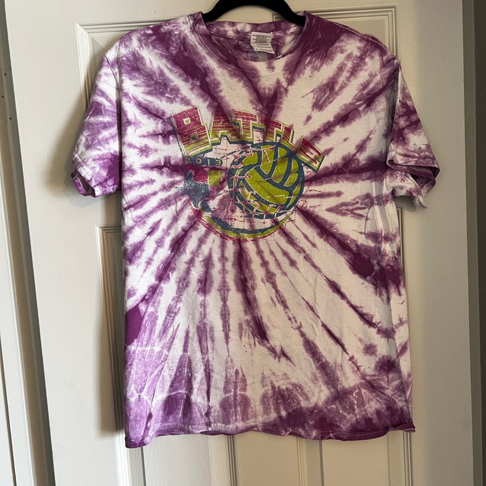 Tie dye graphic tee
